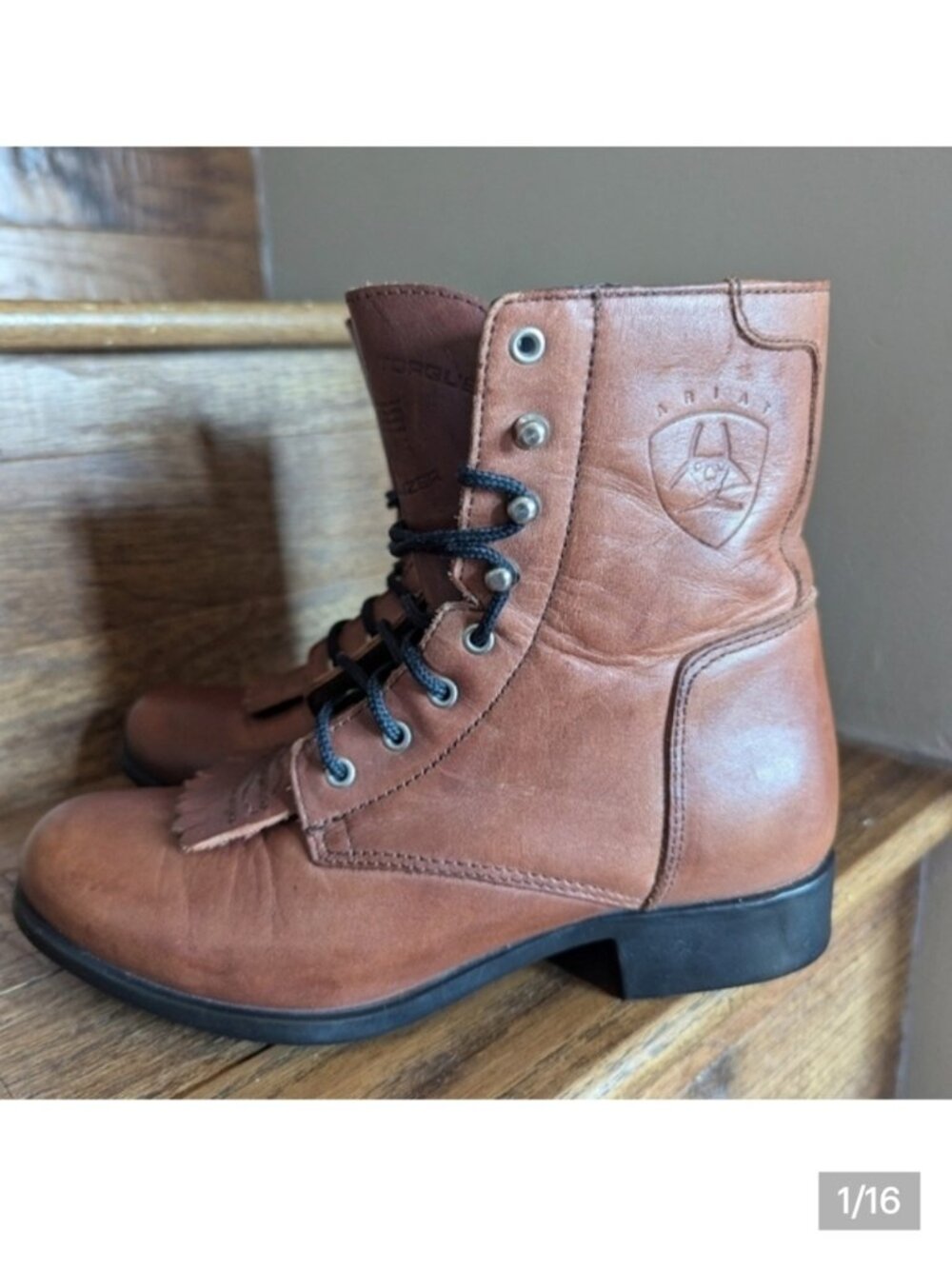 Ariat Ladies A1 Competitor  Western Riding Heritage Boots Size 5.5–